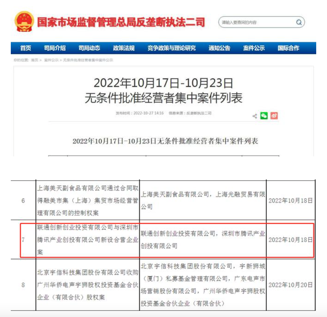 突发重磅！国家批准：中国联通与腾讯设立混改新公司